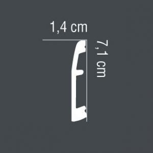 Fußleiste Aluminium MD017A Mardom Decor